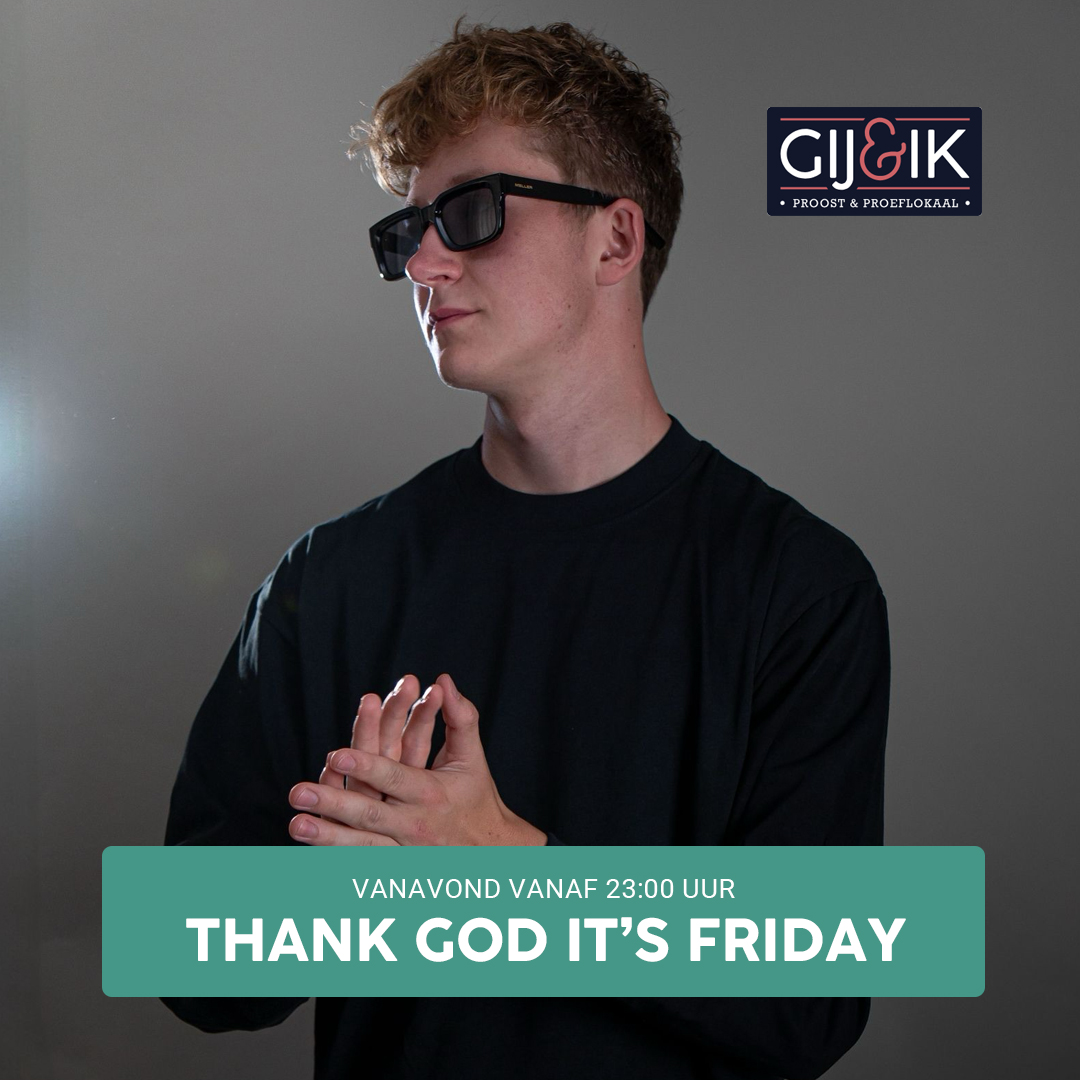 Thank God It's Friday! 🤩 Met vanavond niet Max maar...