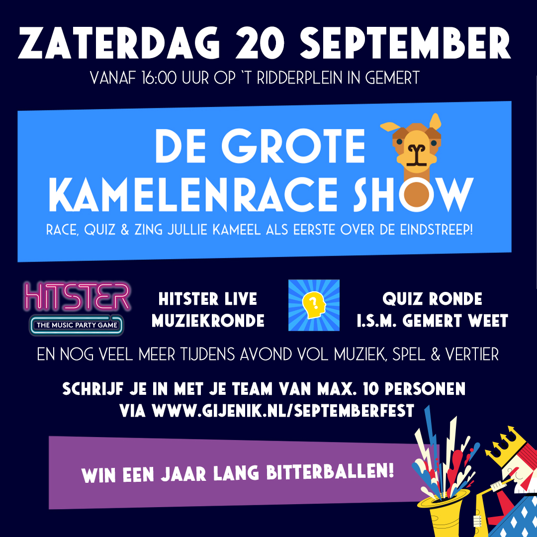 Over twee maanden de tweede editie van Septemberfest op 't...