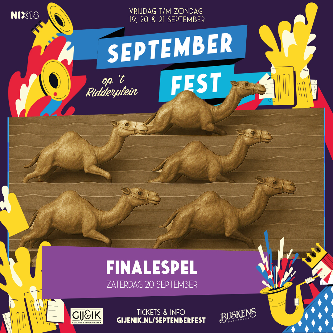 Tijdens het finalespel van De Grote Kamelenrace Show op zaterdag...