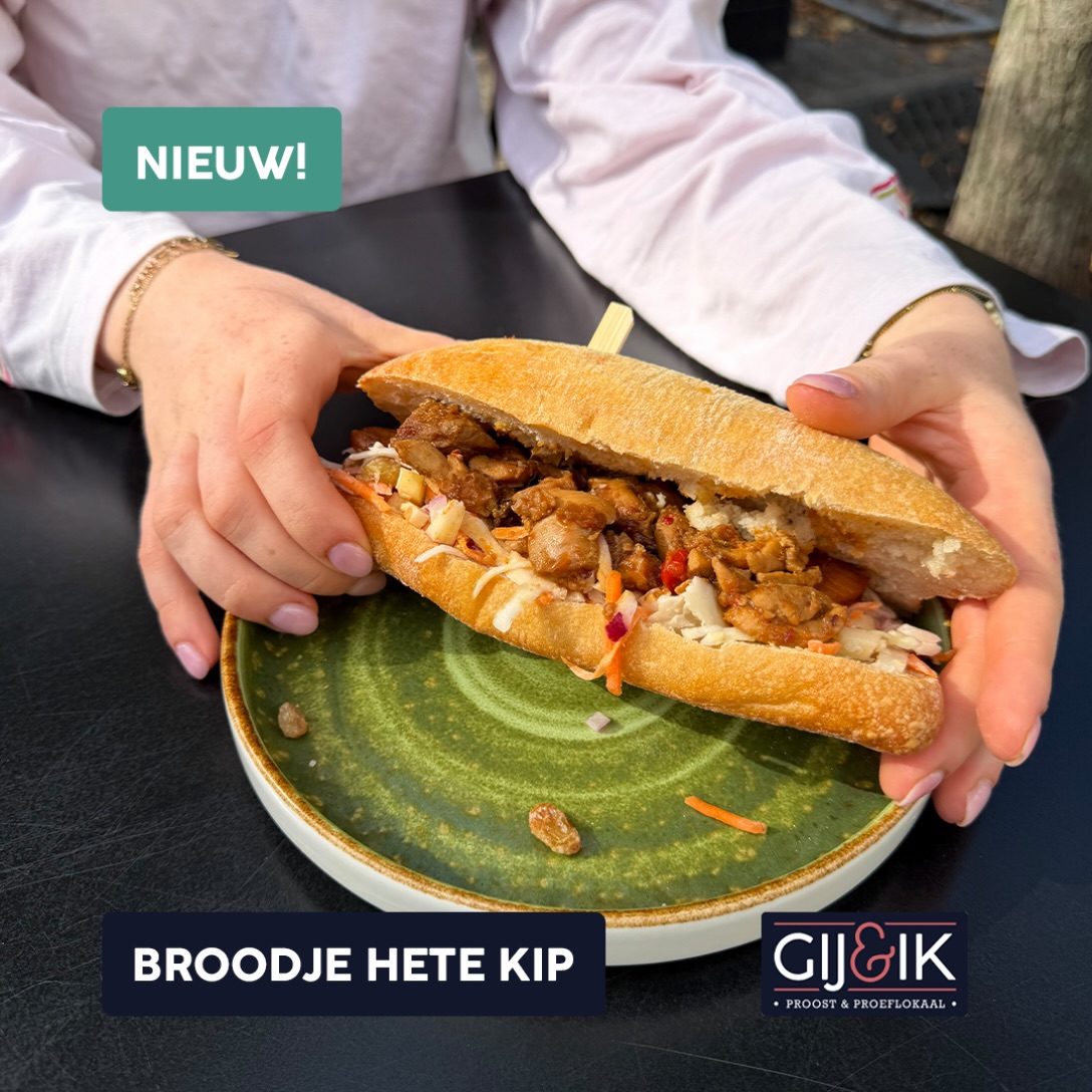 De derde van onze drie nieuwe, royaal belegde broodjes: broodje...