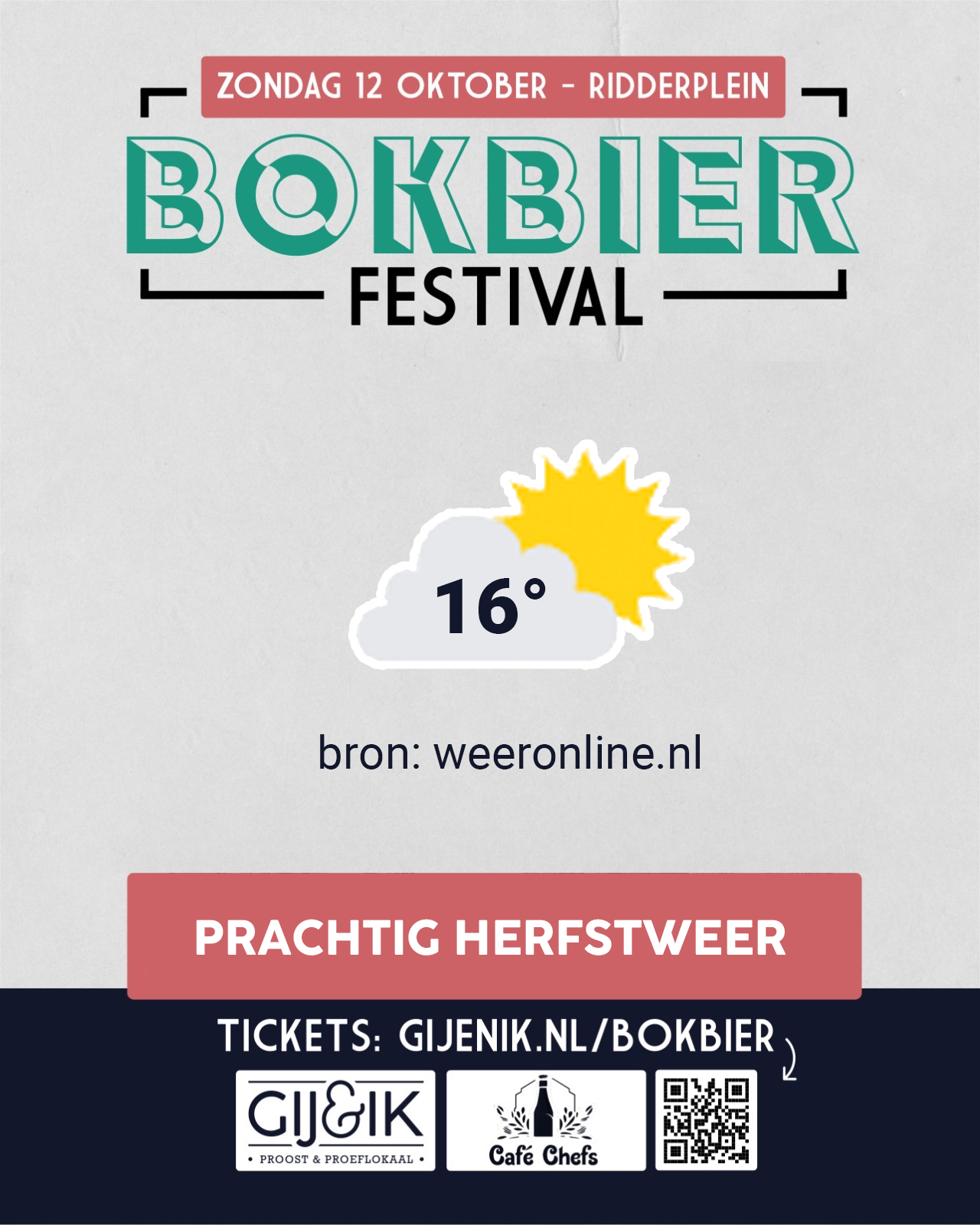 Het wordt een heerlijk herfstweekend! Zonnig, droog en met fijne...