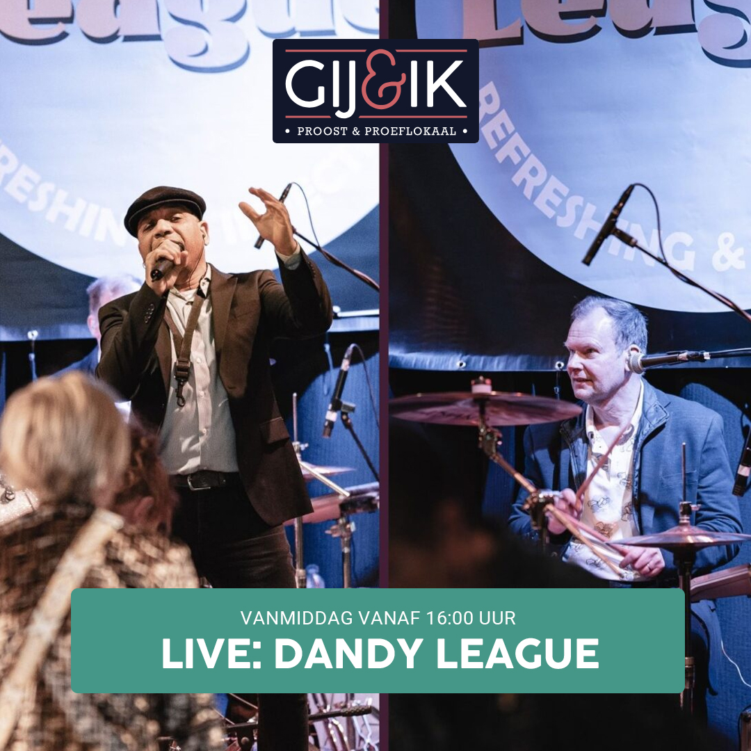 Vanmiddag vanaf 16:00 uur: Pop, Soul, Rock & Funk door...