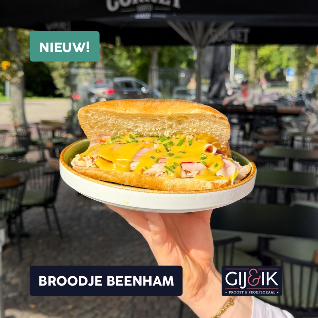 Dik gesneden schouderham met honingmosterd-saus, dat is wat je op...