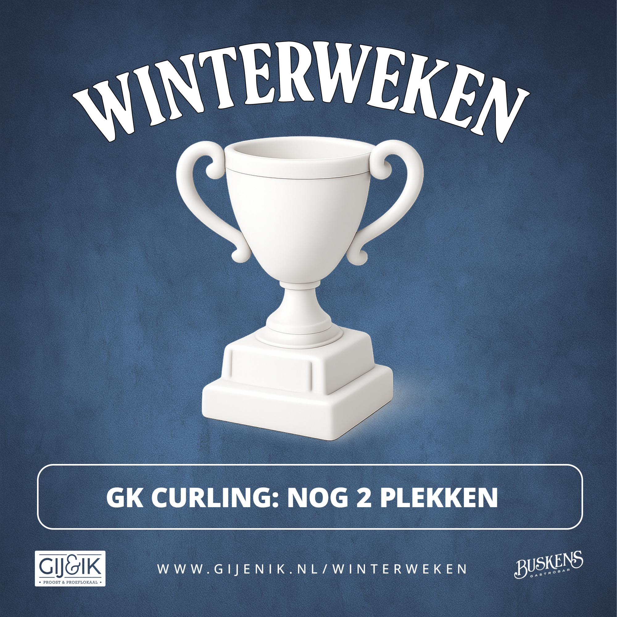 Zaterdag 27 december vanaf 14:00 uur: het GK Curling! We...