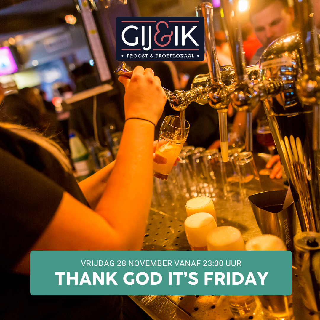 Terug van weggeweest: Thank God It's Friday. De eerste editie...