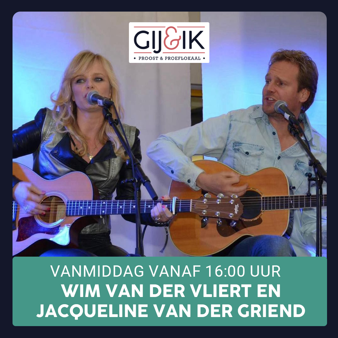 Vanmiddag (zondag) vanaf 16:00 uur: Live Country door Wim van...
