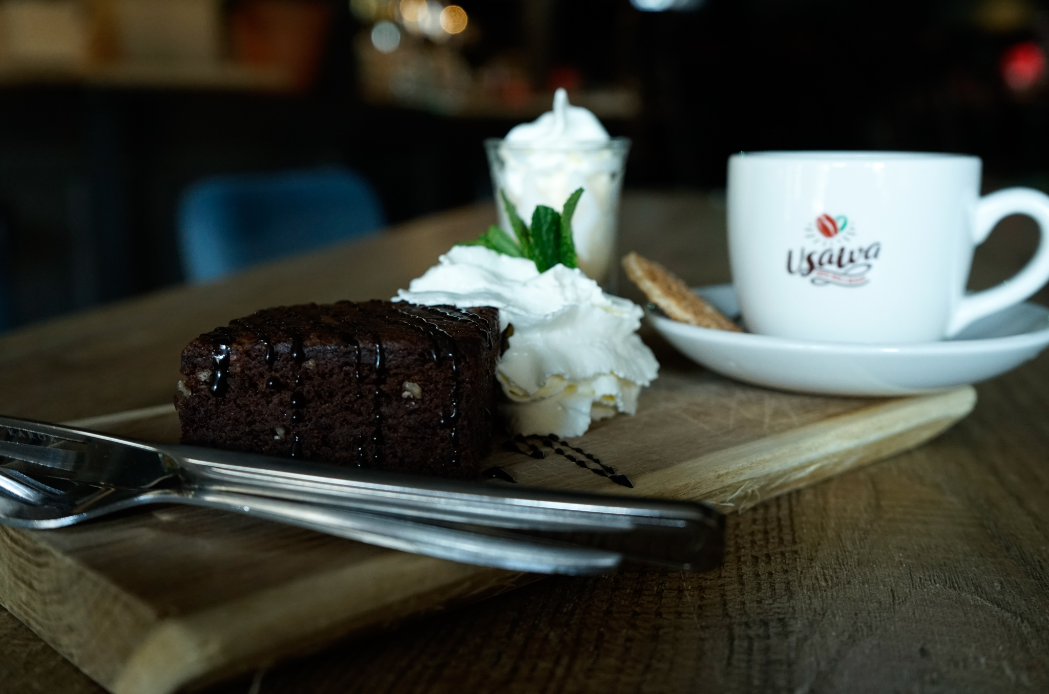 Koffie met brownie in Gemert