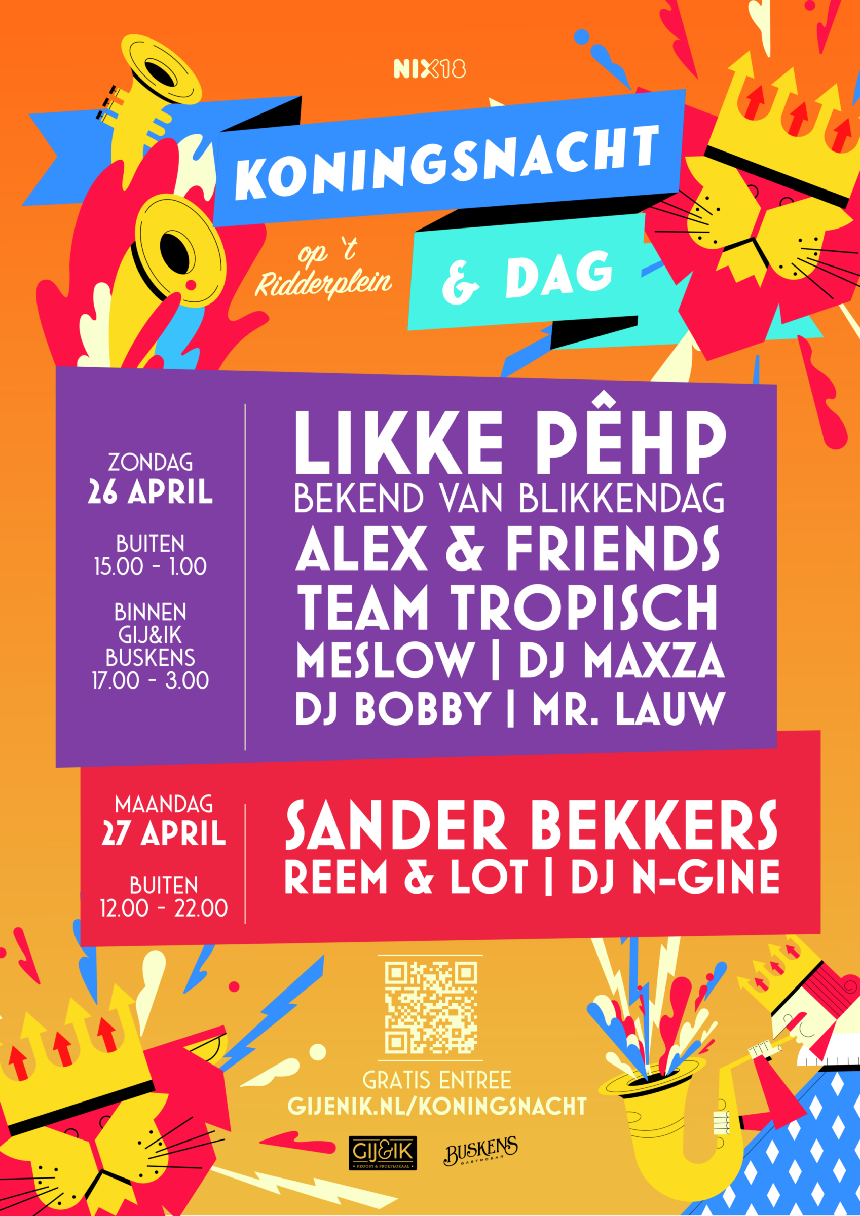 Koningsnacht & Koningsdag Gemert 2026